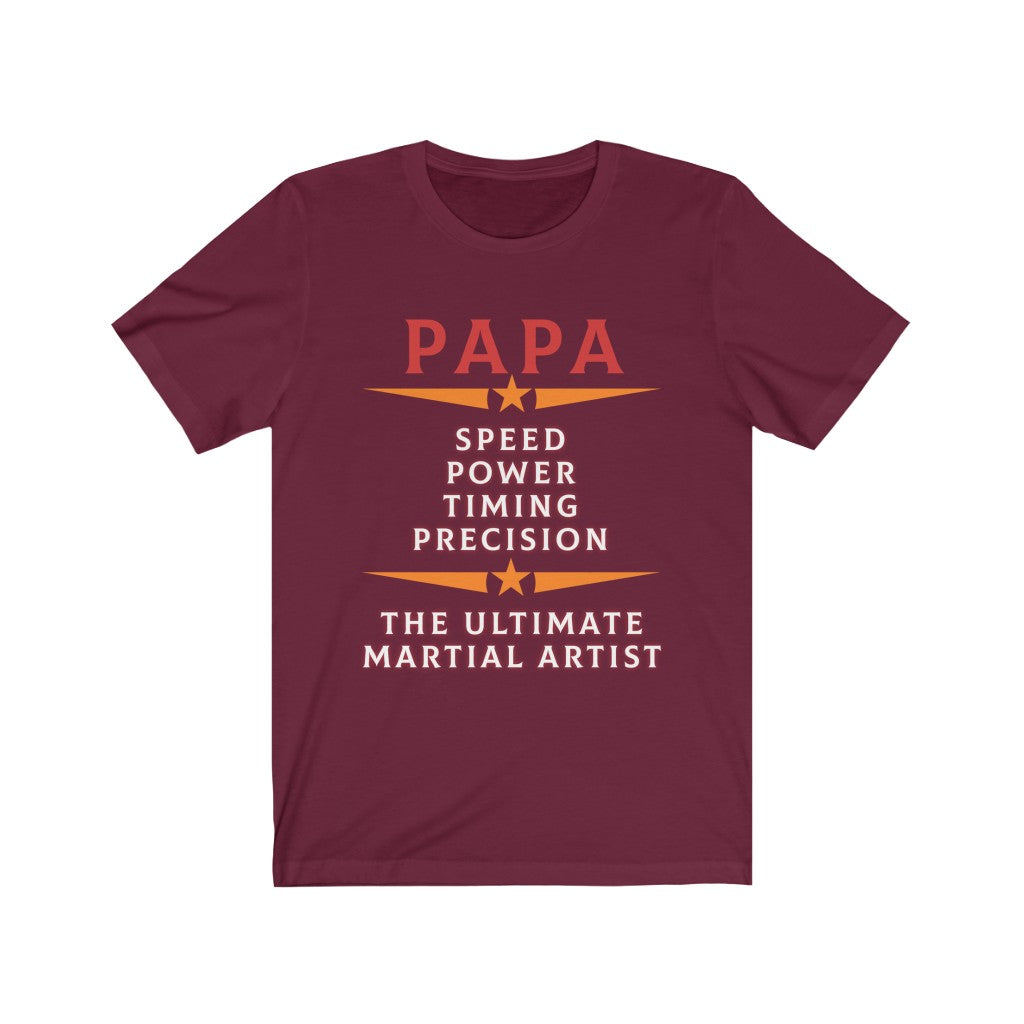 Martial Arts T Shirt, Ultimate Martial Arts Papa MMA T-Shirt, Boxing T Shirt