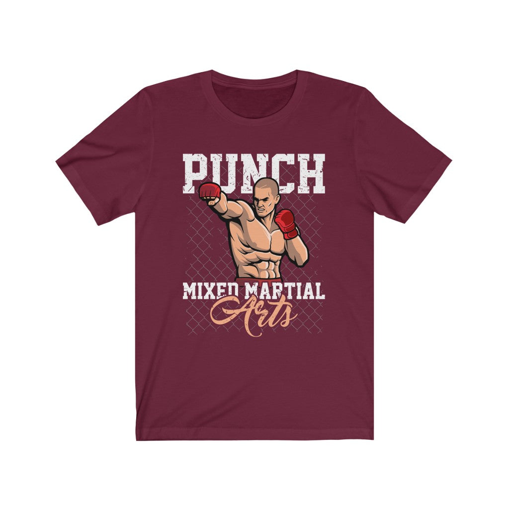Martial Arts T Shirt, Boxing T Shirt, MMA Punch Martial Arts T-Shirt