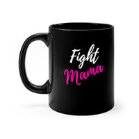 Fight Mama Coffee Mugs, MMA Coffee Mug, Mum Coffee Cups, Mom Coffee Cup, Tea Mugs For Women, Black Coffee Mugs