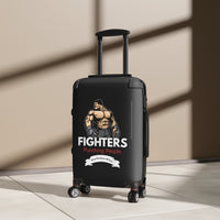 MMA Legends Cabin Suitcase side view, Fighters Suitcase, Suitcases For MMA, Fighter Luggage, Luggages For Martial Arts, Boxing Cabin Suitcases, Black Color Luggage, MMA Travel Luggage, Luggages For Boxers