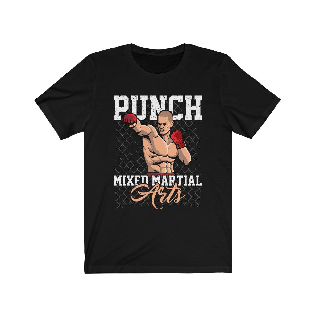 Martial Arts T Shirt, Boxing T Shirt, MMA Punch Martial Arts T-Shirt
