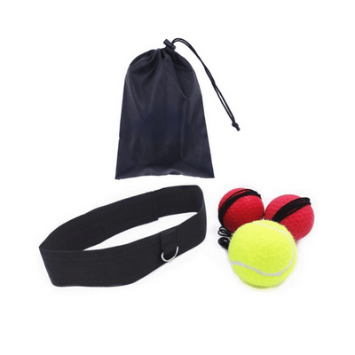 Set de Ball Reflex de boxe - Bandeau réglable