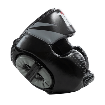 High Quality Plastic MMA Martial Arts Helmet Removable Face Shield Breathable De