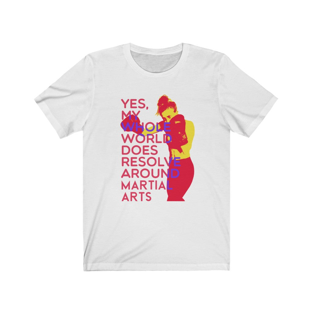 Boxing T-Shirt, Martial Arts T-Shirt, World Revolves Around MMA T-Shirt