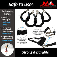 Red Boxing Resistance Bands (New)