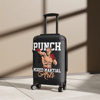 MMA Punch Cabin Suitcase, Kickboxing Travel Luggages, Muay Thai Cabin Suitcase, Cabin Suitcase For Punchers