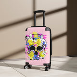 Skull Candy Pink Suitcase Inside, Suitcases For Women, Jiu Jitsu Luggage, Kickboxing Travel Suitcases, Muay Thai Cabin Luggages