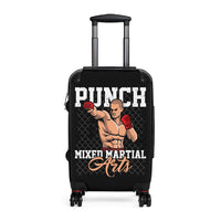 MMA Punch Martial Arts Cabin Suitcase, MMA Punch Cabin Suitcase, Fighters Luggage, Cabin Suitcases For Fighters, MMA Travel Luggages, Boxing Cabin Luggage, Martial Arts Cabin Suitcase, Black Color Luggage, BJJ Cabin Suitcase, Kickboxing Travel Luggages, Muay Thai Cabin Suitcase, Cabin Suitcase For Punchers, Luggage For Strikers, Cabin Suitcase For Boxers