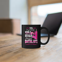 Whole World Revolves Around MMA Coffee Mug, MMA Coffee Mugs, Coffee Mug For Women, Martial Arts Tea Cup, Girl Coffee Mugs, Black Coffee Mug, Boxing Coffee Mug, Kickboxing Tea Cups, Muay Thai Coffee Cup, Motivational Coffee Mug, Mixed Martial Arts Coffee Mug