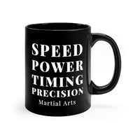 Black Coffee Mugs, Muay Thai Tea Mug, BJJ Coffee Mugs, Motivational Coffee Mug