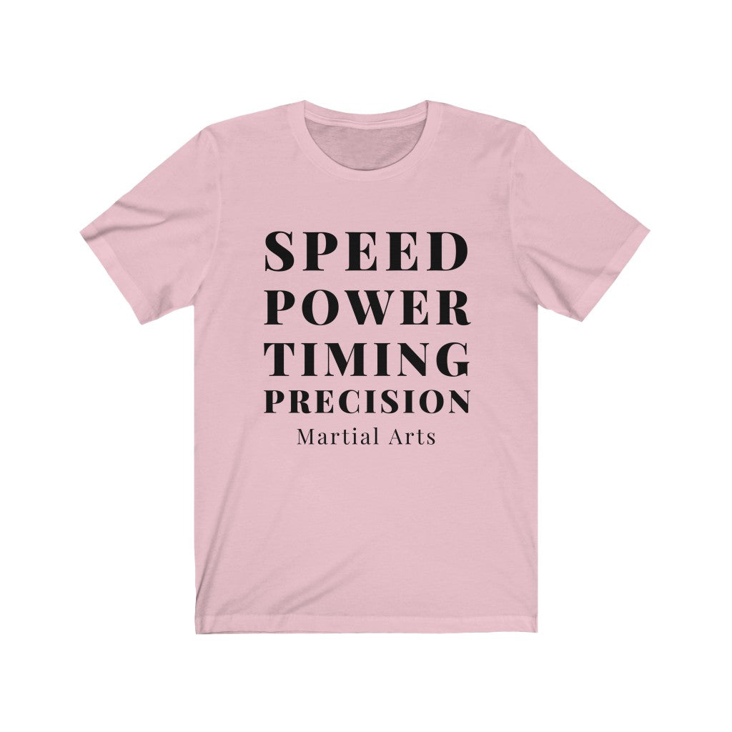 boxing t shirt, martial arts t shirt, Speed, Power, Timing & Precision MMA T-shirt