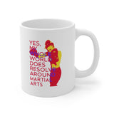 Kickboxing Tea Cups, Girl Coffee Mugs, Muay Thai Coffee Mugs, Boxer Coffee Mug