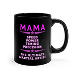Timing Precision Coffee Mug, Boxing Coffee Mugs For Mothers, Black Coffee Mugs, Martial Arts Coffee Cups