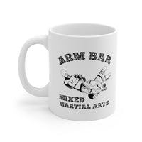 Armbar Coffee Mugs, Arm Bar Coffee Mug, Jiu Jitsu Coffee Cups, White Coffee Cup, BJJ Coffee Mugs, MMA Coffee Cups