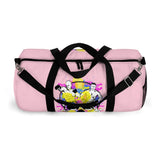 MMA Skull Candy Large Pink Bag, Martial Arts Duffle Bag, Sports Bag For Women, Pink Color Gym bag, Grappling Gear Bag